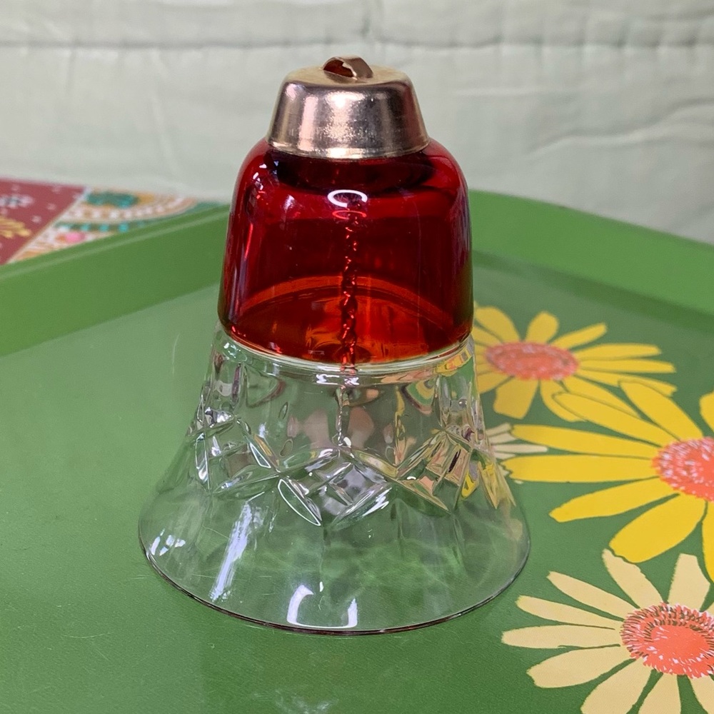 Czech Glass Bell Ornament